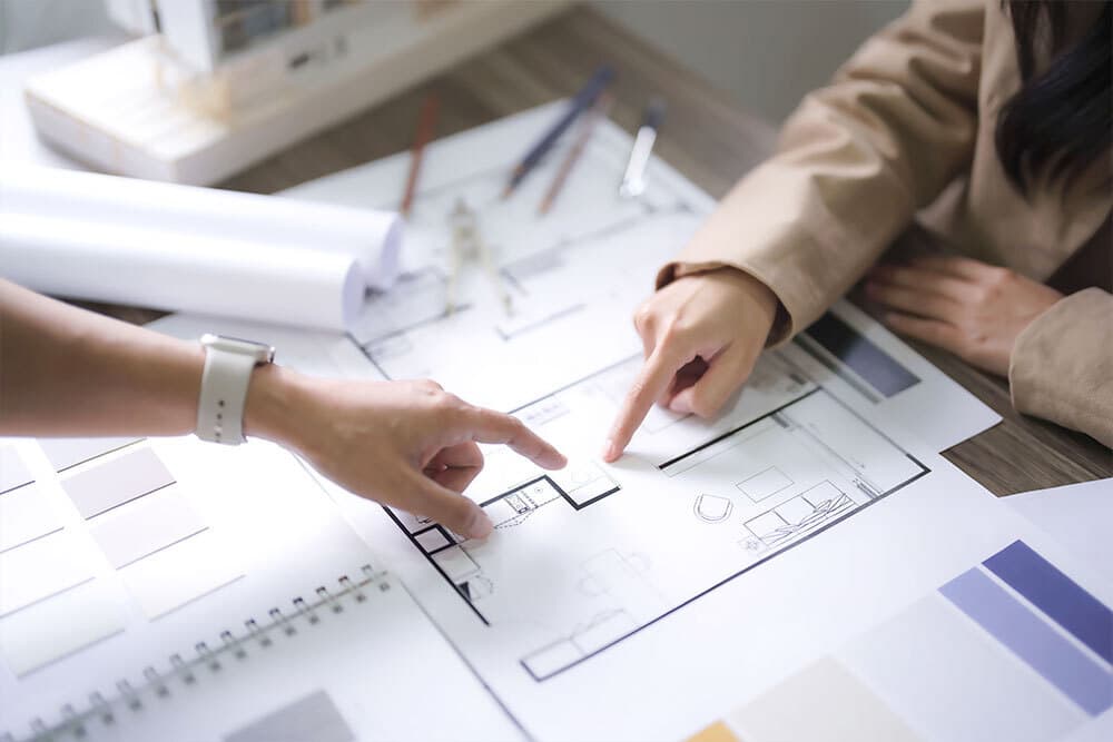 FLOW 02／初回ヒアリング（採寸・現地調査）